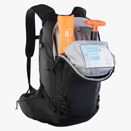 Skialpinistický batoh Evoc Line 30 Black