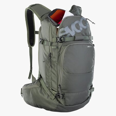 Skialpinistický batoh Evoc Line 30 Dark Olive
