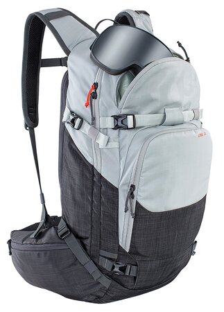 Skialpinistický batoh Evoc Line 30 Silver/Heather Carbon Grey