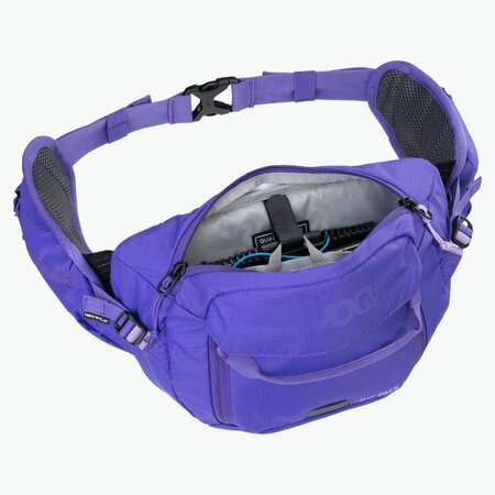 Ľadvinka Evoc Hip Pack 3 + Hydration Bladder 1,5 Violet Ľadvinka Evoc Hip Pack 3 + Hydration Bladder 1,5 Violet
