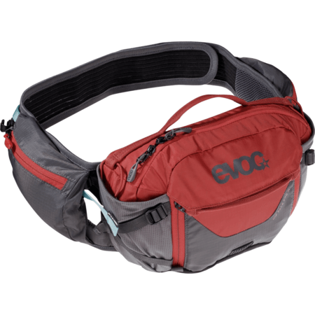 Ľadvinka Evoc Hip Pack Pro 3 + Hip Pack Hydration Bladder Carbon Grey/Chili Red
