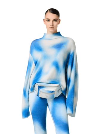 Ľadvinka Goldbergh Air Fanny Pack Denim Print Ľadvinka Goldbergh Air Fanny Pack Denim Print