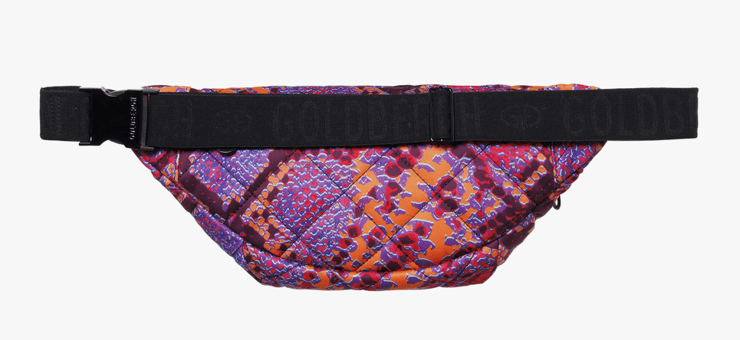 Ľadvinka Goldbergh Fiorentina Fanny Pack Snake Pink