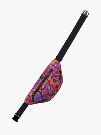 Ľadvinka Goldbergh Fiorentina Fanny Pack Snake Pink