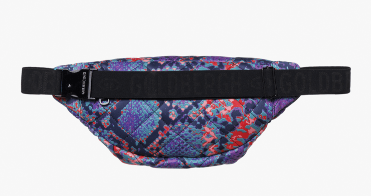 Ľadvinka Goldbergh Fiorentina Fanny Pack Snake Turchese