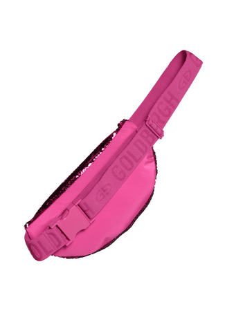 Ľadvinka Goldbergh Glitter Fanny Bag Pink