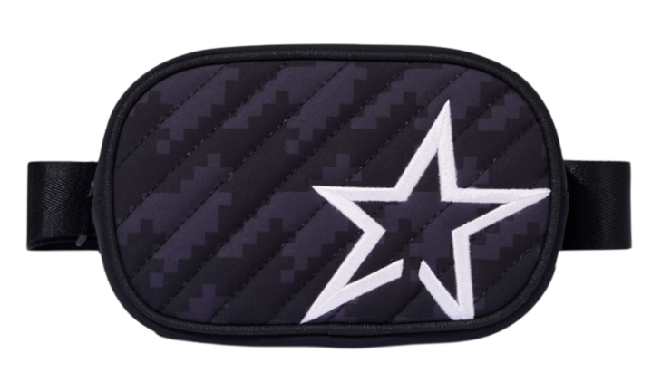 Ľadvinka Perfect Moment Star Belt Bag Houndstooth Black