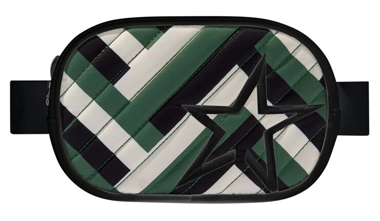 Ľadvinka Perfect Moment Star Bum Bag Waffle Print/Green