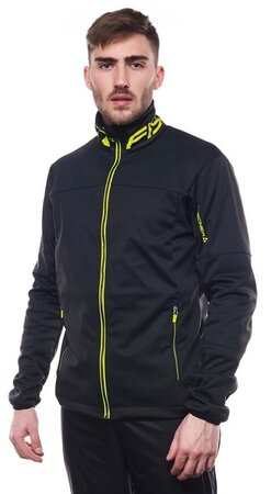 Pánska bunda Fischer Nordic Softshell Warm Black