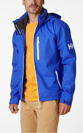 Pánska bunda Helly Hansen Crew Hooded Jacket Royal Blue