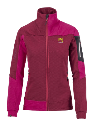 Dámska bunda Karpos Puez W Fleece Rasberry R/Cabaret