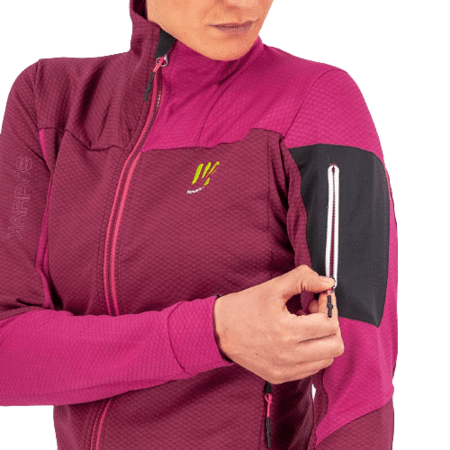 Dámska bunda Karpos Puez W Fleece Rasberry R/Cabaret