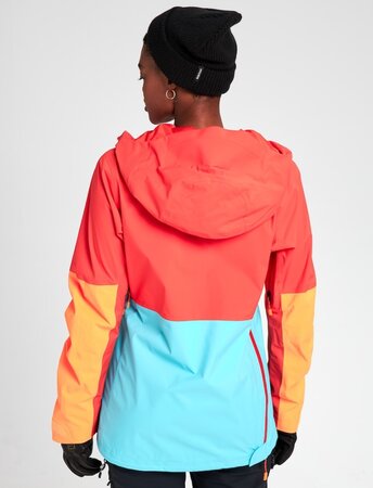 Dámska Bunda Burton 2L Kimmy Anorak Fiesta Red/ Blue/Orange