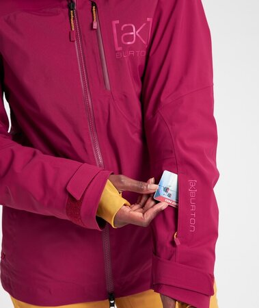 Dámska Bunda Burton [ak] Gore‑Tex 2L Embark Jacket Spiced Plum
