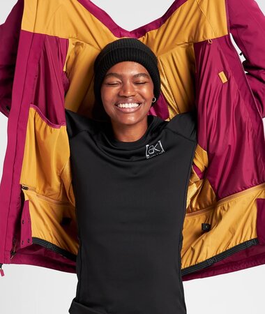 Dámska Bunda Burton [ak] Gore‑Tex 2L Embark Jacket Spiced Plum