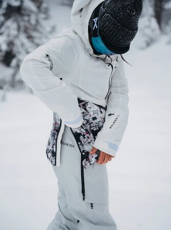 Bunda Burton [ak] Kimmy GORE-TEX 2L Anorak Stout White / Very Berry Lichen