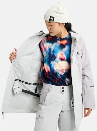 Zimná bunda Burton Reserve 2L Insulated Jacket W Washed Lavender/Gray Cloud