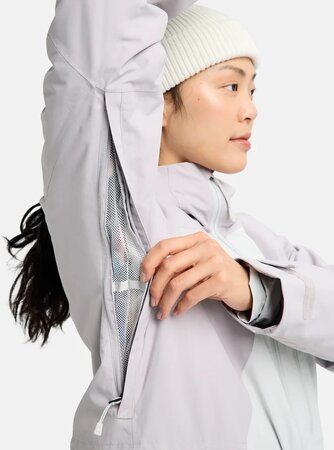 Zimná bunda Burton Reserve 2L Insulated Jacket W Washed Lavender/Gray Cloud