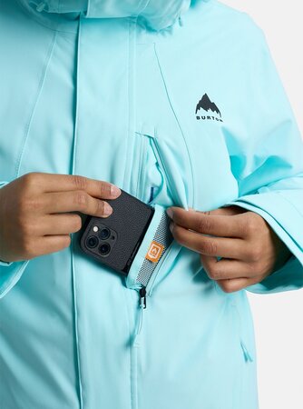 Zimná bunda Burton Reserve 2L Insulated Stretch Jacket W Light Teal