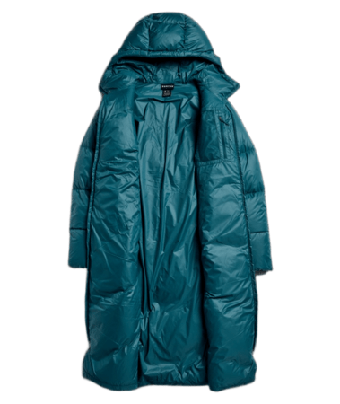 Zimná bunda Burton Women's Long Down Parka Atlantic Teal