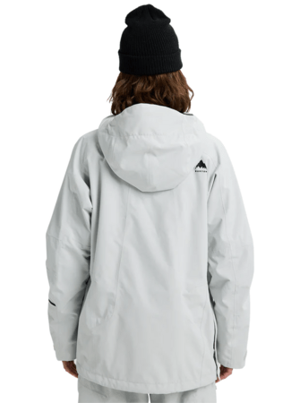 Zimná bunda Burton Women's Reserve 2L Relaxed Anorak Gray Cloud