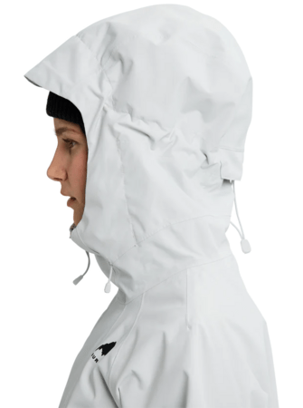 Zimná bunda Burton Women's Reserve 2L Relaxed Anorak Gray Cloud