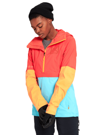 Dámska Bunda Burton 2L Kimmy Anorak Fiesta Red/ Blue/Orange