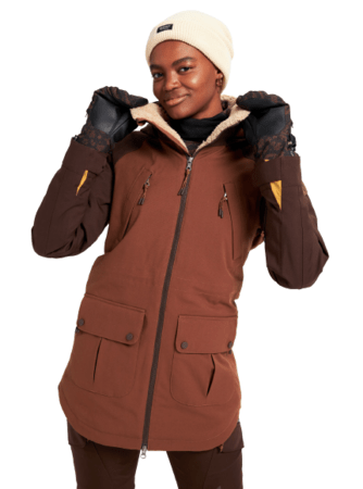 Dámska Bunda Burton Prowess Jacket Shaded Seal Brown/Bison