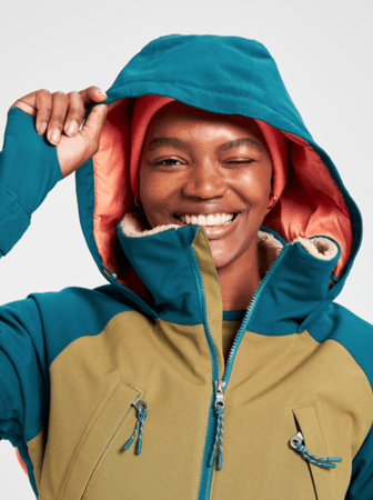 Dámska Bunda Burton Prowess Jacket Shaded Spruce/Olive/Persimmon