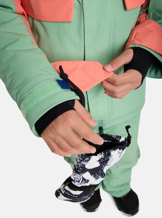 Zimná bunda Burton Ascutney 2L Jacket Soft Sage/Peach Echo