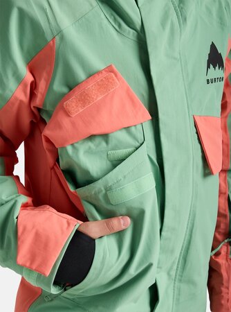Zimná bunda Burton Ascutney 2L Jacket Soft Sage/Peach Echo