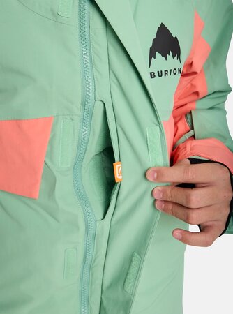 Zimná bunda Burton Ascutney 2L Jacket Soft Sage/Peach Echo