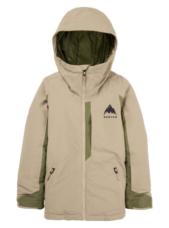 Zimná bunda Burton Hillslope Jacket Summit Taupe/Forest Moss