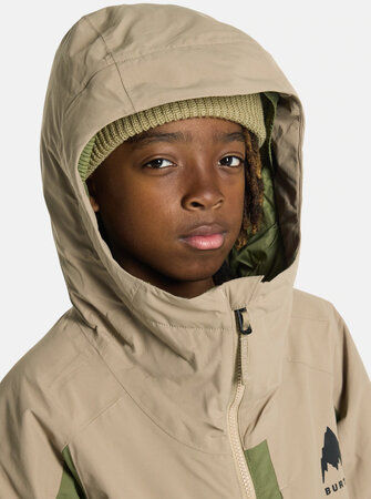 Zimná bunda Burton Hillslope Jacket Summit Taupe/Forest Moss
