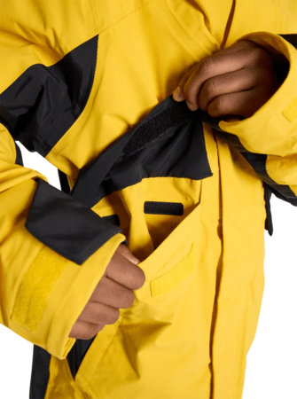 Zimná bunda Burton Kids' Ascutney 2L Jacket Goldenrod/True Black