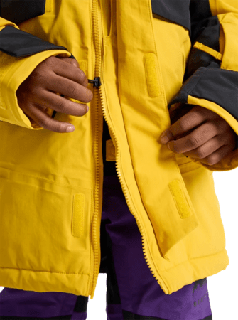 Zimná bunda Burton Kids' Ascutney 2L Jacket Goldenrod/True Black