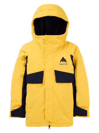 Zimná bunda Burton Kids' Ascutney 2L Jacket Goldenrod/True Black
