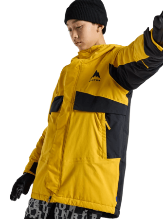Zimná bunda Burton Kids' Ascutney 2L Jacket Goldenrod/True Black