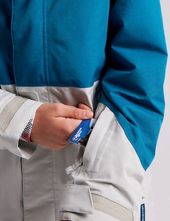Detská bunda Burton Gore‑Tex Stark Jacket Celestial Blue/Lunar Gray