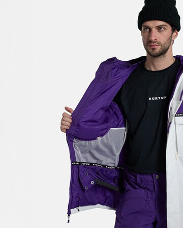 Zimná bunda Burton Covert 2.0 Imperial Purple/Stout White