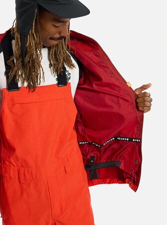 Pánska Bunda Burton Lodgepole 2L Jacket Sun Dried Tomato/Tomato