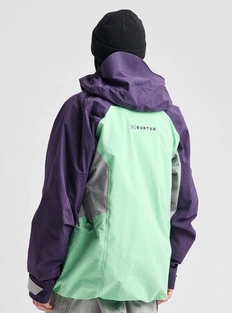 Zimná bunda Burton Men's [ak] Swash Synthetic Insulated GORE-TEX 2L Jacket Nightshade Purple/Apparition Gray/Green Voltage