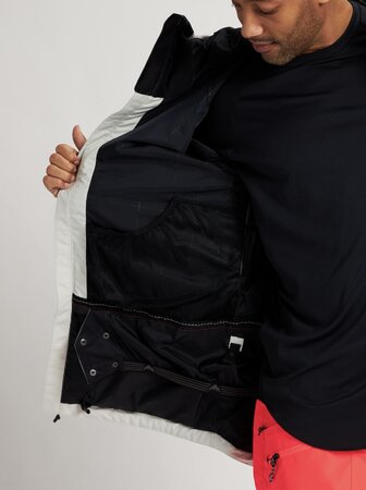 Pánska bunda Burton 2l Powline Jacket Lunar Gray/True Black