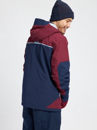 Pánska bunda Burton Frostner Jacket Mulled Berry/Dress Blue