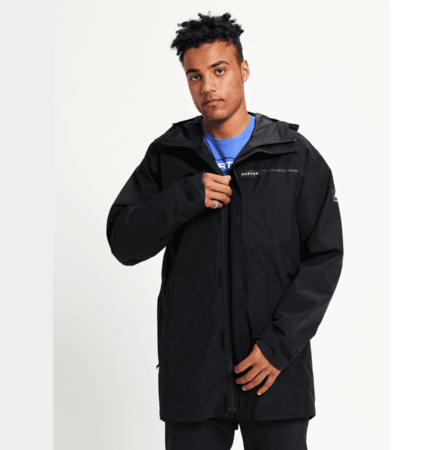 Pánska bunda Burton Veridry 2L Rain Jacket True Black