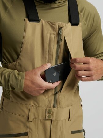 Pánske nohavice Burton Reserve Bib Pant Kelp