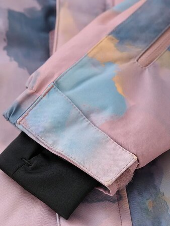 Lyžiarska bunda Color Kids Ski Jacket AOP Woodrose