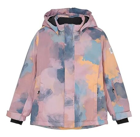Lyžiarska bunda Color Kids Ski Jacket AOP Woodrose
