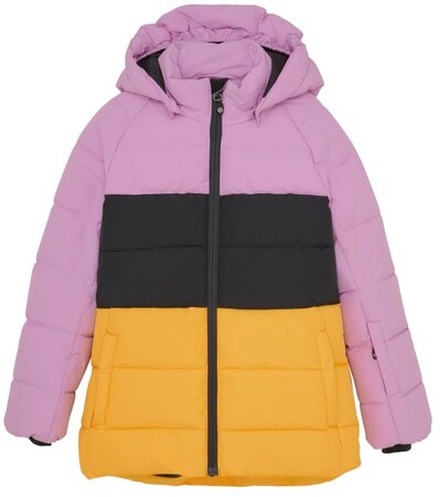 Detská bunda Color Kids Ski Jacket Colorblock Quilt Lilac Chiffon Detská bunda Color Kids Ski Jacket Colorblock Quilt Lilac Chiffon