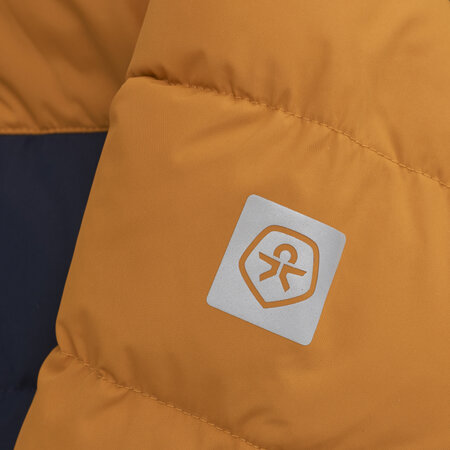 Detská bunda Color Kids Ski Jacket Colorblock Quilt Marmalade Detská bunda Color Kids Ski Jacket Colorblock Quilt Marmalade